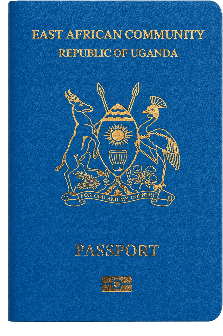 A closed Ugandan passport